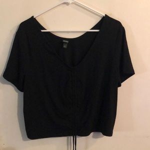 Wild Fable Black Crop Top